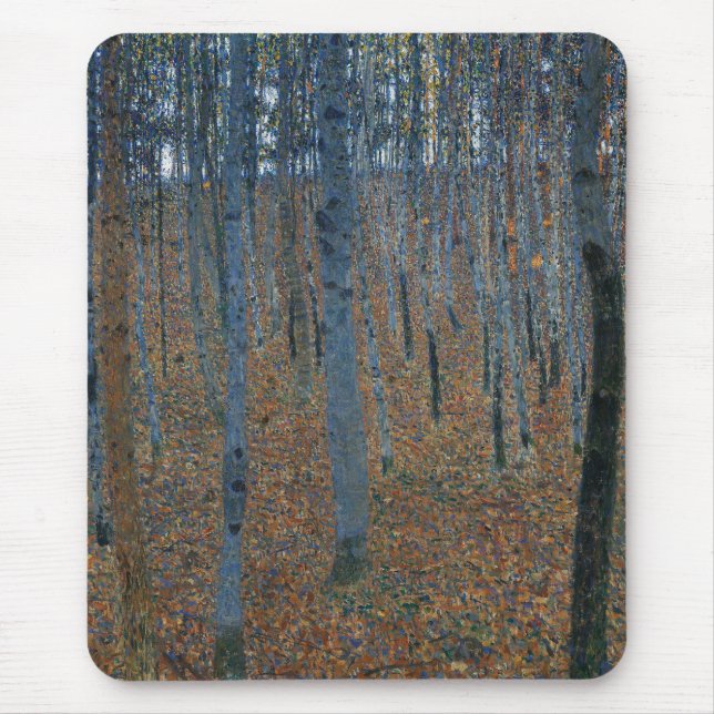 Beech Grove I by Gustav Klimt Painting Artwork Mouse Pad (Front)