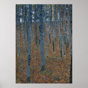 Beech Grove I by Gustav Klimt Painting Poster