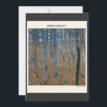 Beech Grove I by  Gustav Klimt Vintage modern art, Invitation<br><div class="desc">Beech Grove I Gustav Klimt Vintage modern art,  Wood Forest,  Fall spring A great Design For Living Room And Home Office,  in a poster style</div>