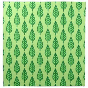 Beech leaf pattern - shades of green napkin