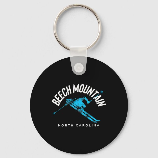 Beech Mountain Nc Ski  Keychain (Front)