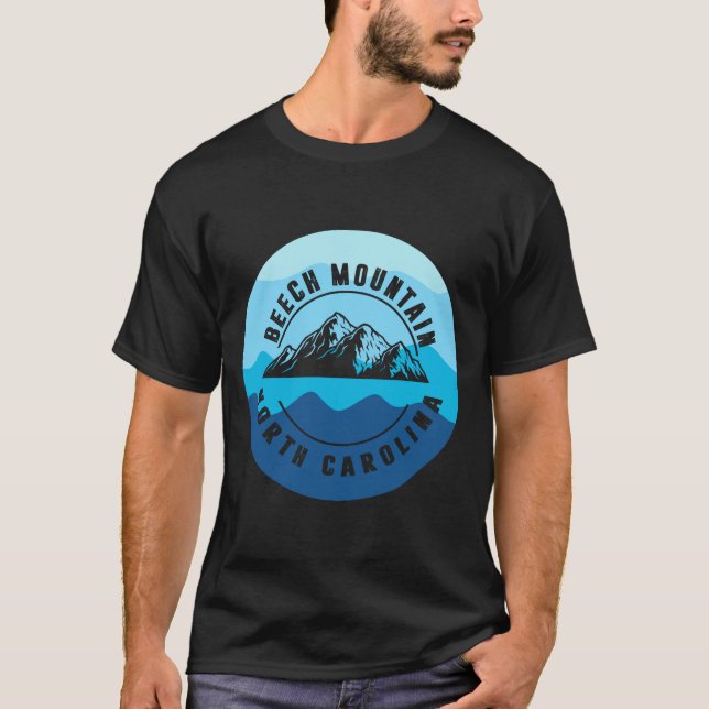 Beech Mountain North Carolina Shirt, USA Ski T-Shirt (Front)