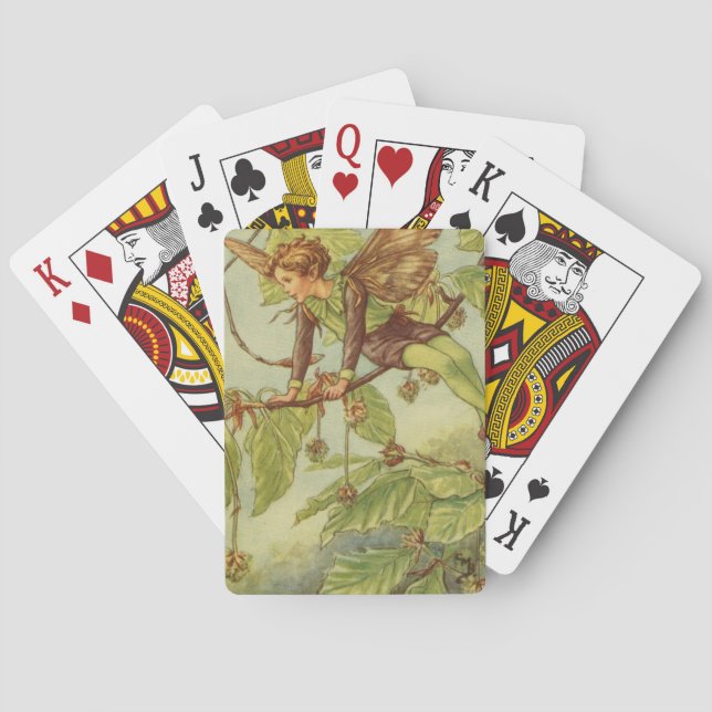 Beech Tree Fairy by Vision Studio Poker Cards (Back)