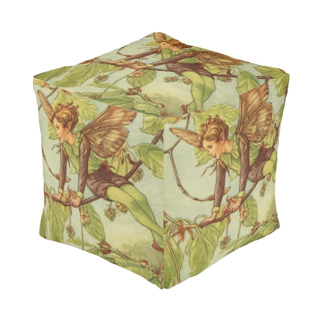 Beech Tree Fairy by Vision Studio Pouf (Angled Front)