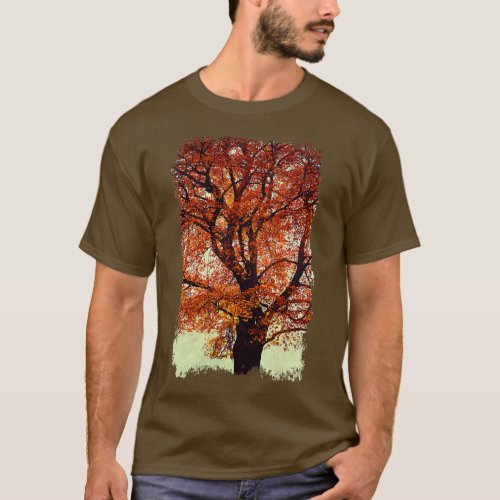 Beech Tree In Fall Colors T_Shirt