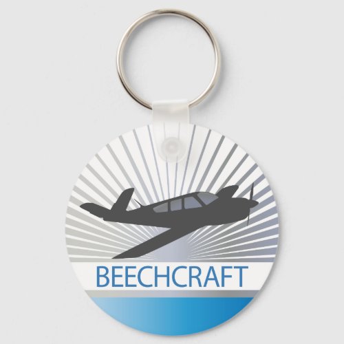 Beechcraft Aircraft Keychain