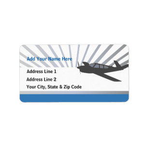 Beechcraft Aircraft Label