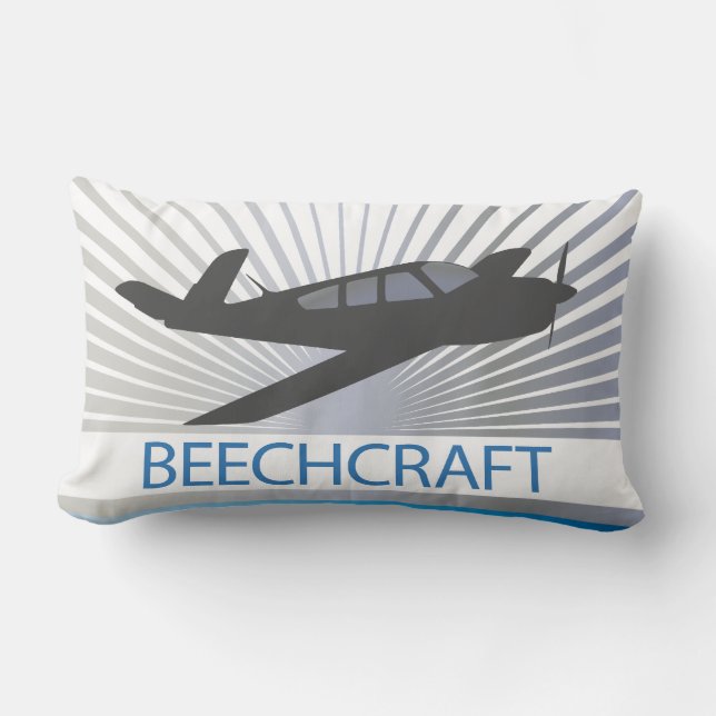 Beechcraft Aircraft Lumbar Pillow (Front)