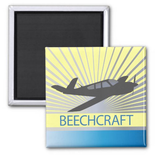 Beechcraft Aircraft Magnet
