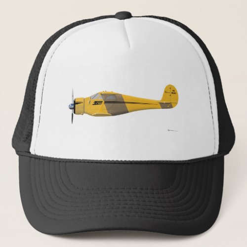 Beechcraft D_17 Staggerwing Trucker Hat
