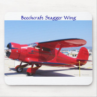 Beechcraft Stagger Wing Mouse Pad