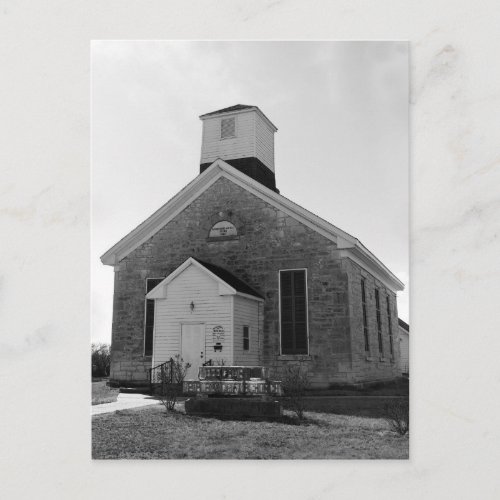 Beecher Bible and Rifle Church Kansas Postcard