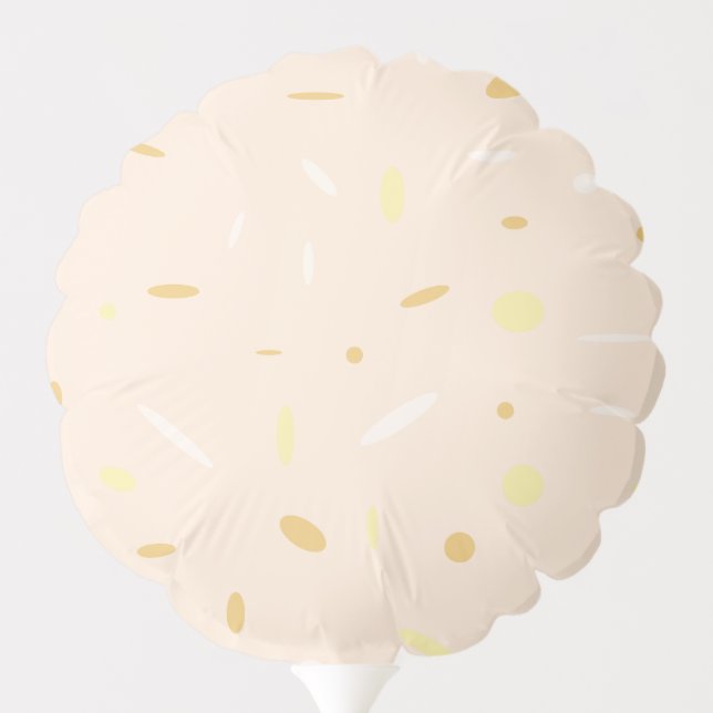 Beeday pastel birthday party balloon (Back)