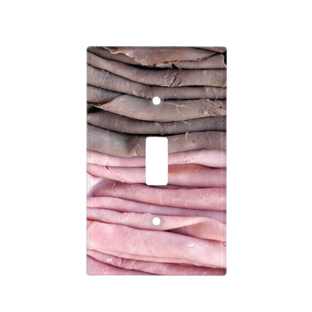 Beef and Ham Light Switch Cover (Front)