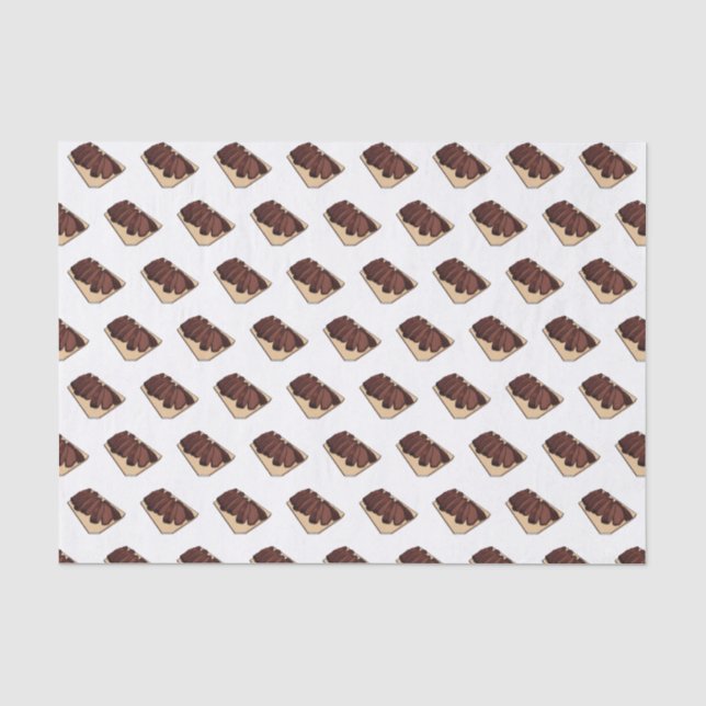 Beef brisket cartoon illustration  tissue paper (Front)