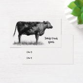 Beef, Cattle, Cow: Agriculture, Farm: Pencil Art (Desk)
