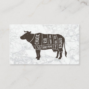 Beef Diagram Business Card