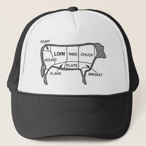 Beef Diagram Trucker Hat