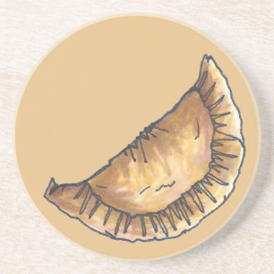 Beef Empanadas Spanish Latin American Food Pastry Drink Coaster