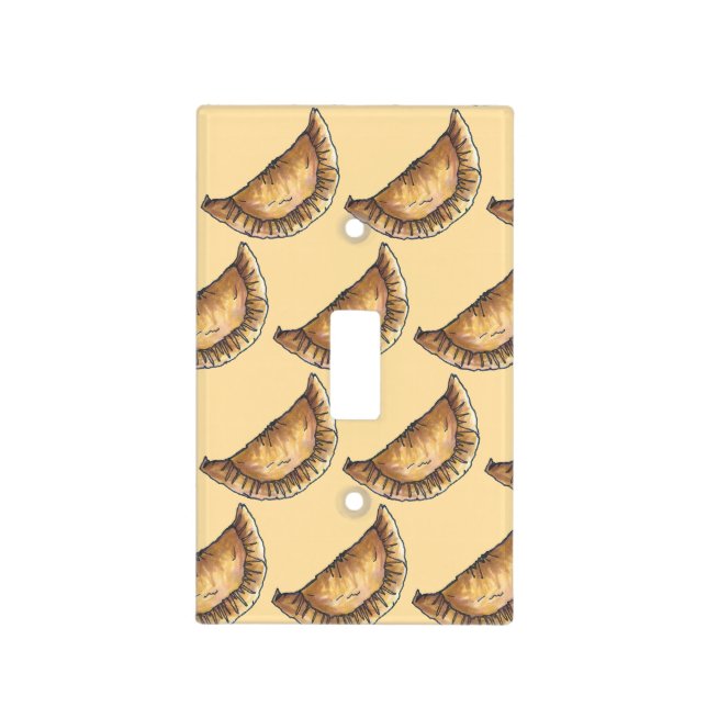 Beef Empanadas Spanish Latin American Food Pastry Light Switch Cover (Front)