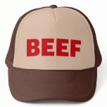 BEEF fun slogan trucker hat BEEF fun slogan trucker hat