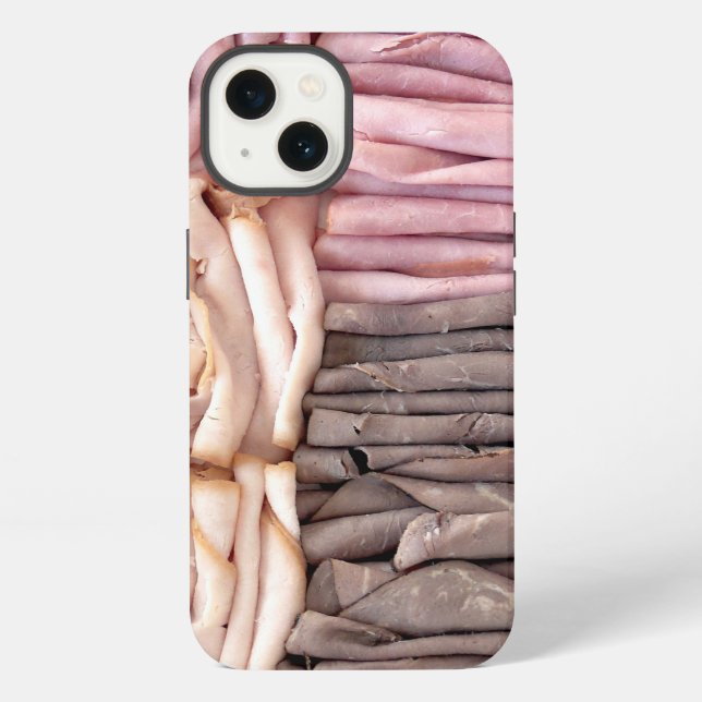 Beef Ham Turkey Platter Iphone Case (Back)