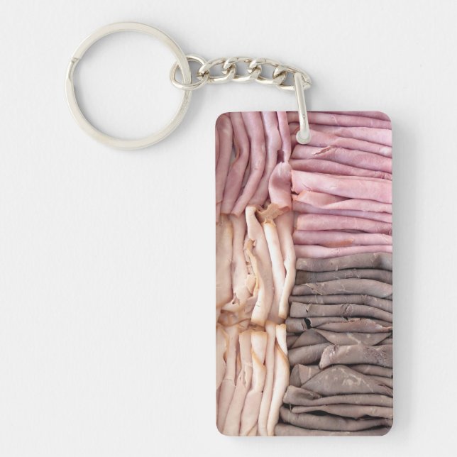 Beef Ham Turkey Platter Keychain (Front)
