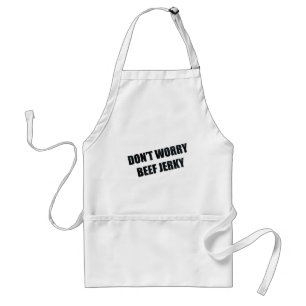 BEEF JERKY ADULT APRON