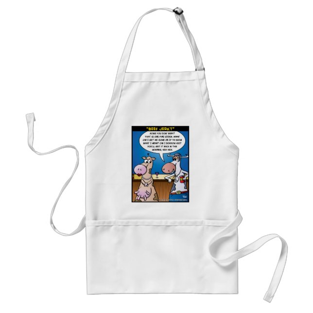 "Beef Jerky" Adult Apron (Front)