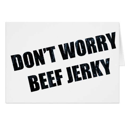BEEF JERKY CARDS (Front Horizontal)