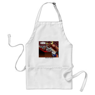 Beef Jerky Origins Funny Cow & Bull Cartoon Gifts Adult Apron