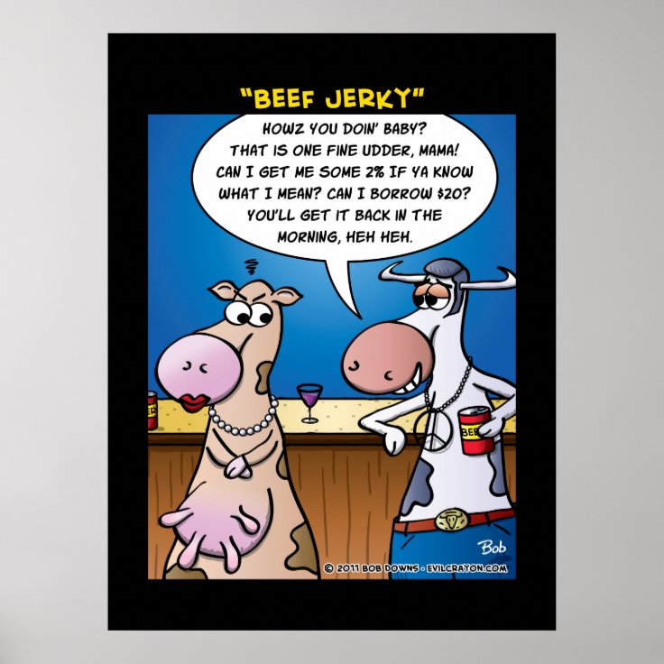 "Beef Jerky" Poster Zazzle