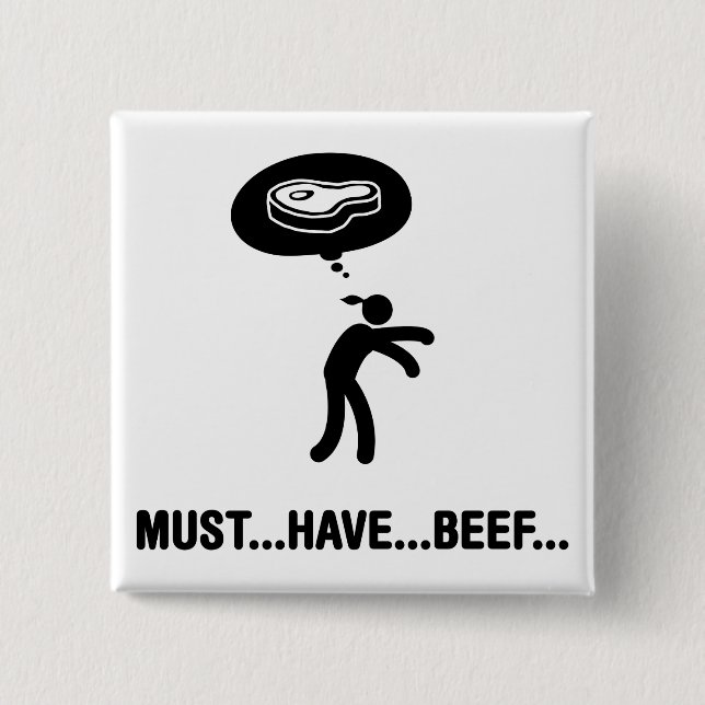 Beef Lover Button (Front)