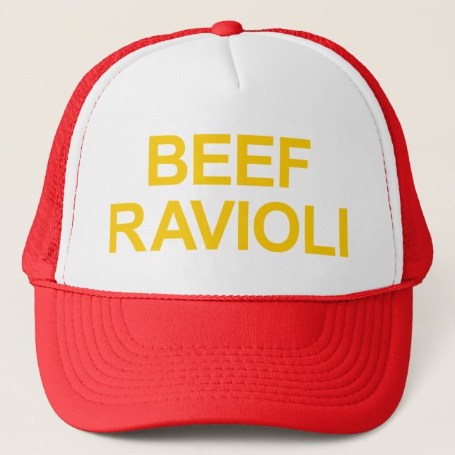 Beef Ravioli Trucker Hat (Front)