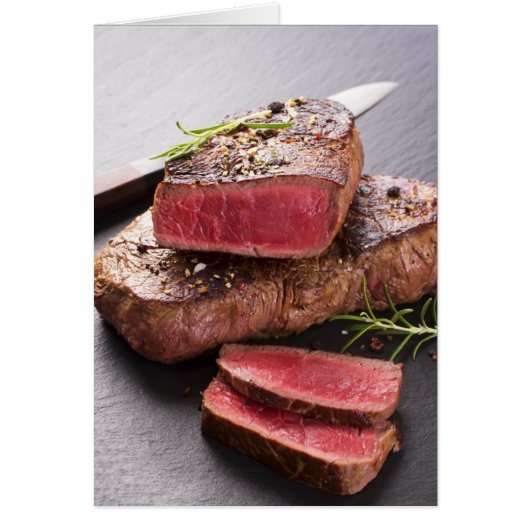 Beef steak cards (Front)