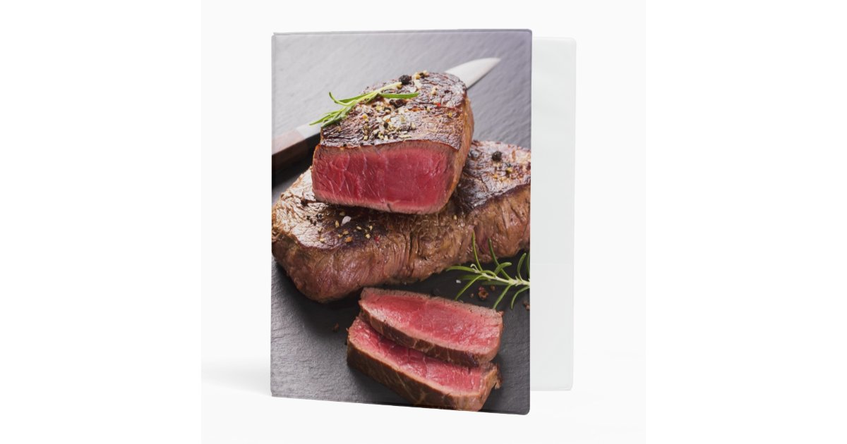 Beef steak mini binder