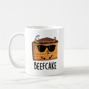 Beefcake Funny Cake Pun Coffee Mug