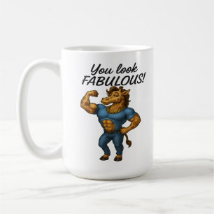 Beefcake Giraffe – Fabulous and Flexed Coffee Mug