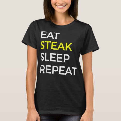 Beefteak  Meat BBQ Gift  T_Shirt