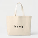 beeg large tote bag