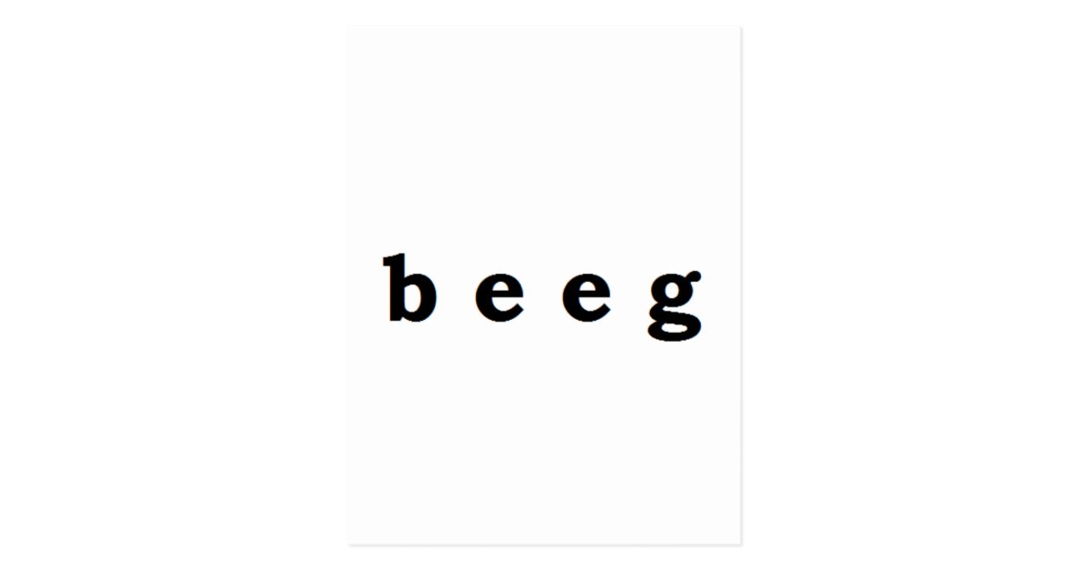 beeg postcard Zazzle com beeg postcard Zazzle com