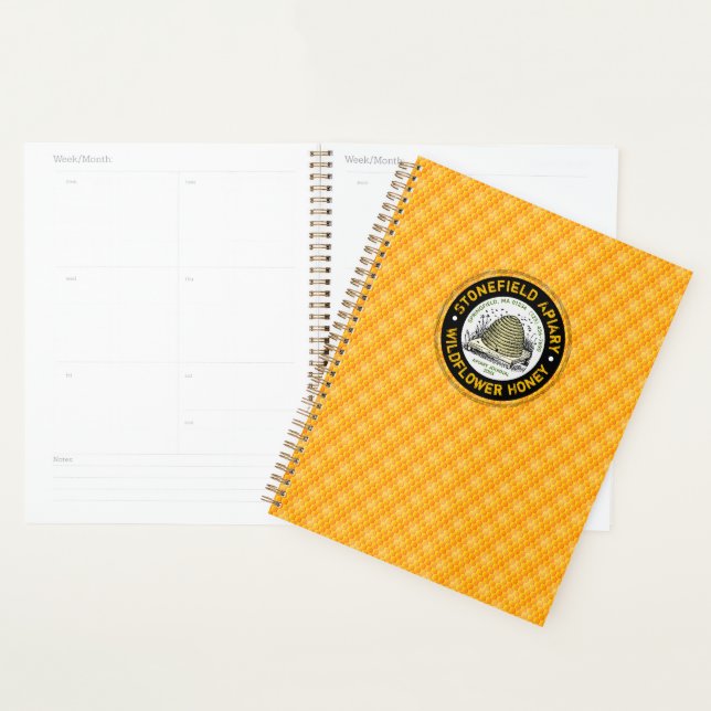 Beehive Apiary Name Beekeeper's Planner (Display)