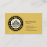 Beehive Apiary Name Light Amber Honey Business Card