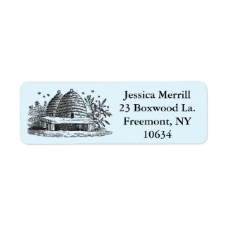 Beehive Bewick Aviary Return Address Labels