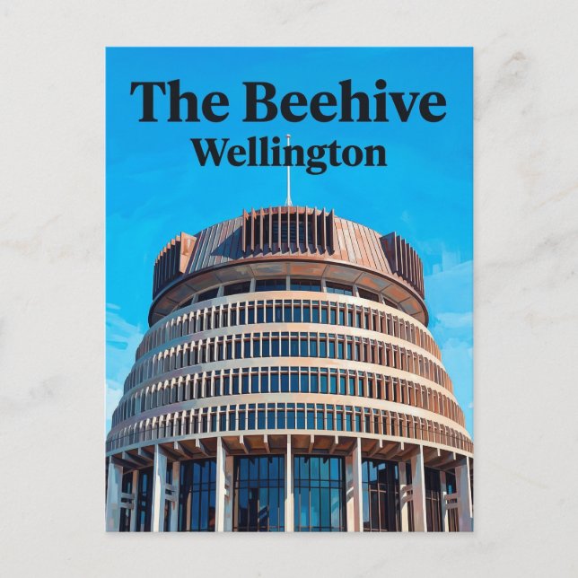 Beehive Building New Zealand Postcard (Front)