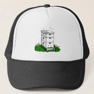 beehive color trucker hat