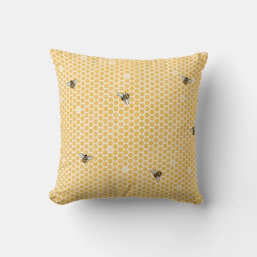 Beehive Home Decor Throw Pillow