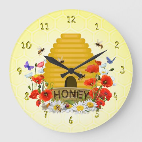 Beehive Large Clock