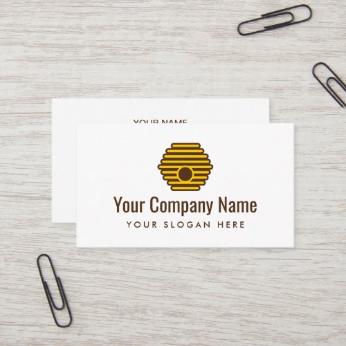 Beehive logo business card template