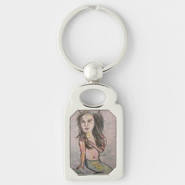 Beehive Mermaid Keychain (Front)